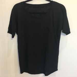 American Eagle Short Sleeve Relaxed Black T-Shirt
